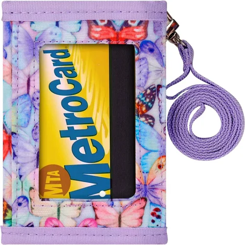 Vista 6 de Choco Mocha Carteras infantiles para niñas Mariposa colorida
