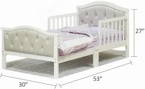 Vista 3 de Acolchado de cama infantil, The Orbelle Gray, Gris