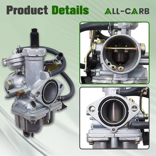 Vista 4 de marddpair Repuesto de carburador para Honda Recon 250 TRX250 2x4 1997-2001 / Recon 250 TRX250TE TRX250TM 2x4 ES 2002-2019 16100-HM8-B61 Carb