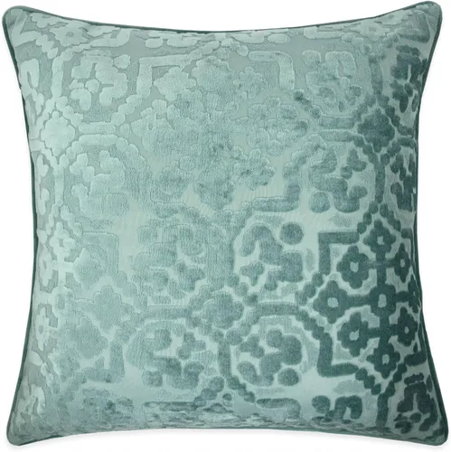 Vista 4 de Funda de almohada moderna de terciopelo (juego de 2 unidades, 12 x 20 pulgadas, gris)