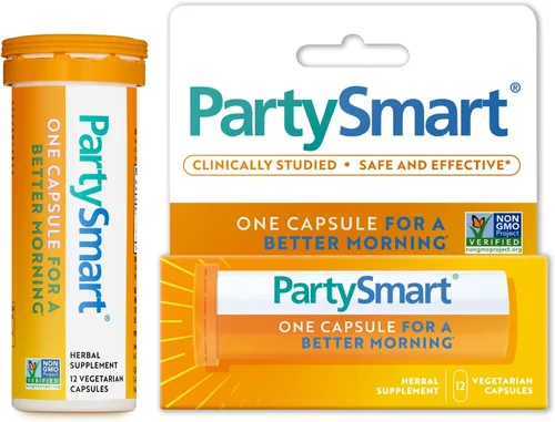 Vista 10 de Himalaya PartySmart, 10 Cápsulas Individuales - Apoyo al Hígado para la Descomposición del Alcohol para una Mejor Mañana Después de Beber - A Base