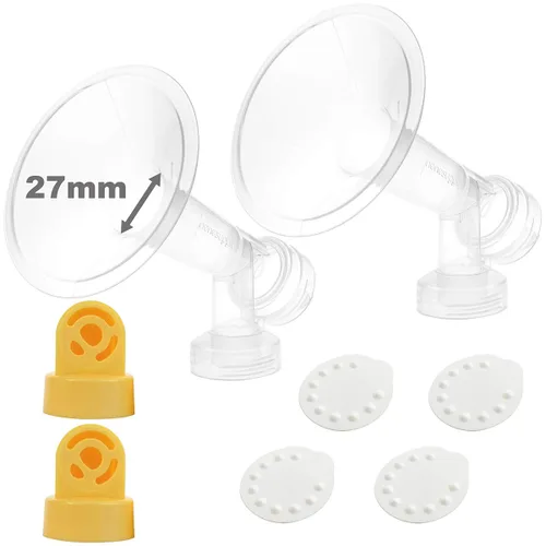Vista 10 de Kit de bomba de leche. Válvulas y membranas para la bomba Medela, como las bombas de Lactina, Symphony y Swing