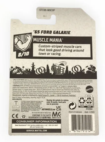 Vista 2 de Hot Wheels 2021 - Ford Galaxie '65 - Búsqueda del tesoro - Muscle Mania 8/10