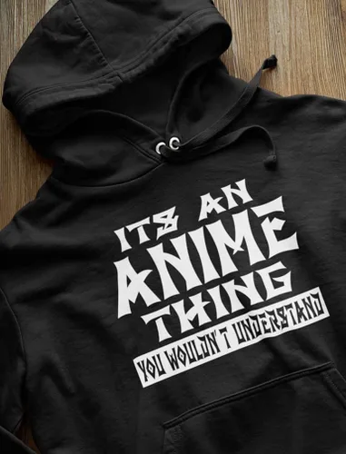 Vista 5 de Tstars Anime Hoodie Women Teen Girls Its An Anime Thing Novelty Pullover Hoodies