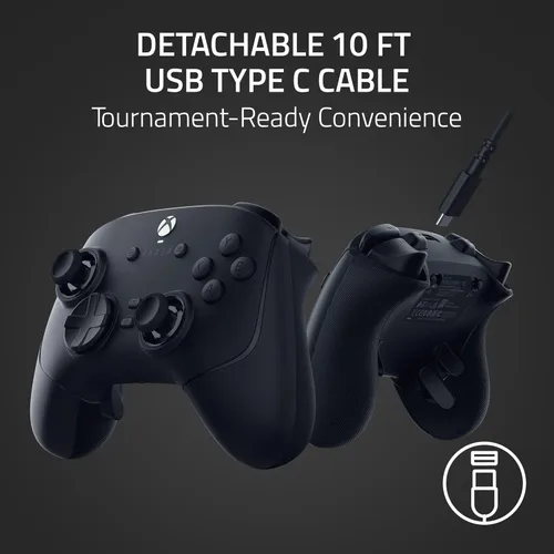 Vista 7 de Razer Wolverine V3 Tournament Edition Wired Gaming Controller Licensed for Xbox Series XS, Xbox One, Windows PC - 6 Remappable Buttons - Fast