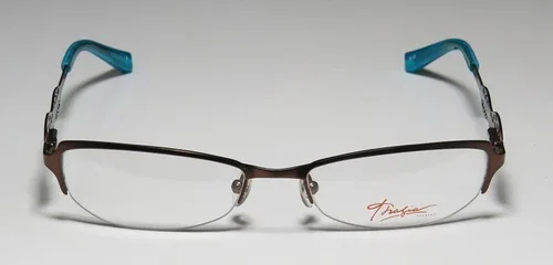 Vista 3 de Thalia Edita mujeresseñoras diseñador medio borde flexible bisagras glamour adulto tamaño auténtico gafas