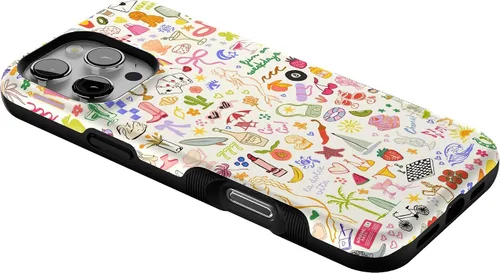 Vista 7 de Casely Funda para iPhone 16 Pro Max Todas las cosas divertidas Diversión en días laborables Compatible con MagSafe Diseño de funda