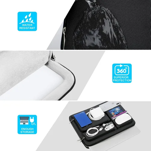 Vista 2 de Lacdo Funda para laptop Chromebook para Samsung HP Lenovo Dell Acer ASUS Chromebook de 11.6 pulgadas, Microsoft Surface Pro 11 Copilot+PC/Surface