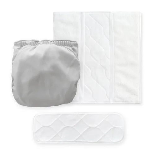 Vista 6 de Amazing Baby SmartNappy Cubre pañal de mezclilla NextGen Hybrid Azul pastel