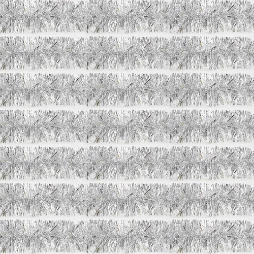 Vista 12 de Guirnalda de oropel negra de 100 pies, guirnalda de oropel de papel de aluminio para Navidad, decoración de pancarta metálica para colgar