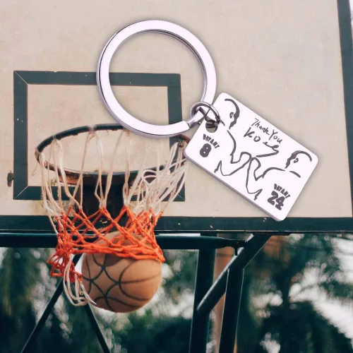 Vista 7 de Collar con colgante con texto "Thank You Kobe" para los fans de Kobe