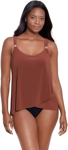 Vista 10 de Miraclesuit Traje de baño para mujer Dazzle con cuello redondo y aros