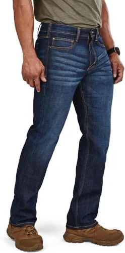 Vista 8 de 5.11 Tactical Defender-Flex Jeans de bota recta para hombre, tejido elástico mecánico, bolsillos clásicos, estilo 74477