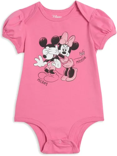 Vista 4 de Disney Body unisex de algodón elástico orgánico de manga corta para bebé (paquete de 3)