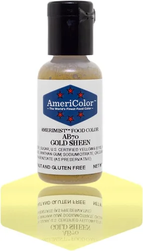 Vista 9 de AmeriColor Amerimist Color para Aerógrafo .65 Onzas, Azul Perla Brillante