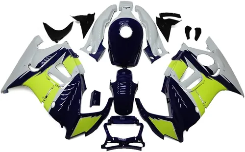 Vista 20 de Kit completo de carenados de motocicleta de plástico ABS apto para Honda CBR600F2 1991 1992 1993 1994 Carrocería Kits de carrocería CBR600F2 Blanco
