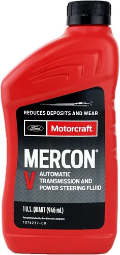 Vista 2 de Motorcraft, líquido para transmisión automática XT5QMC Mercon V, botella de 12 cuartos