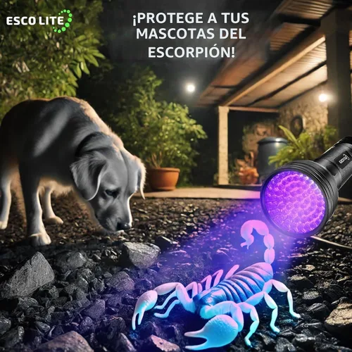 Vista 5 de ESCO LITE Linternas UV de luz negra para detección de orina de mascotas, 51