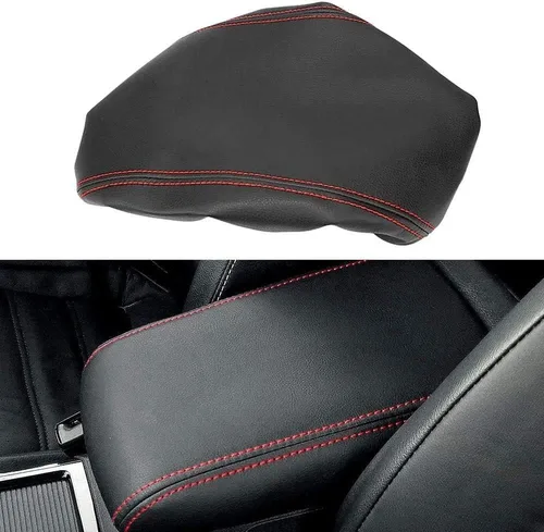 Vista 8 de Auprite Funda de Consola Central para Mazda CX5 2018-2025, Almohadilla de Funda de Consola Central Auto de Cuero Protector de Funda de Caja
