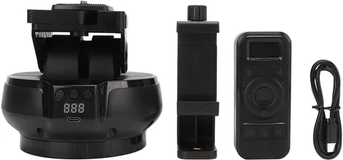 Vista 2 de Cabezal de bola de trípode panorámico motorizado de 2.4G, cabezal de inclinación panorámico motorizado automático con interfaz de liberación