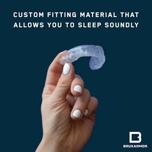 Vista 6 de BruxArmor - Protector de noche Bruxism para apretar y aliviar la molienda, protector nocturno Brux de ajuste personalizado, paquete de 2