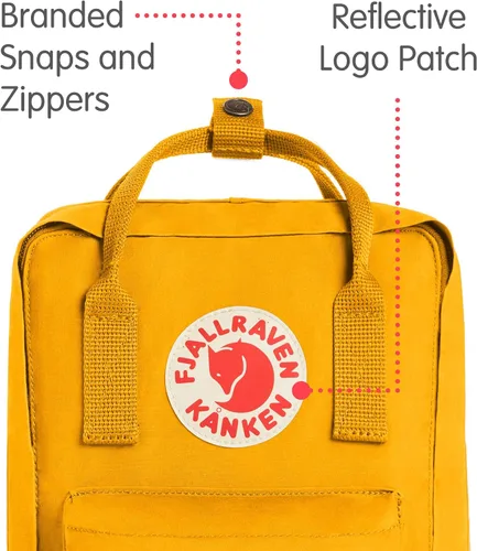 Vista 2 de Fjallraven - Mochila pequeña Kanken clásica para el día a día