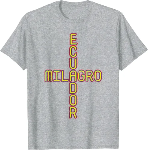 Vista 7 de Milagro Ecuador Travel, Orgullo, Bandera de Ecuador, Camiseta Milagro, Negro