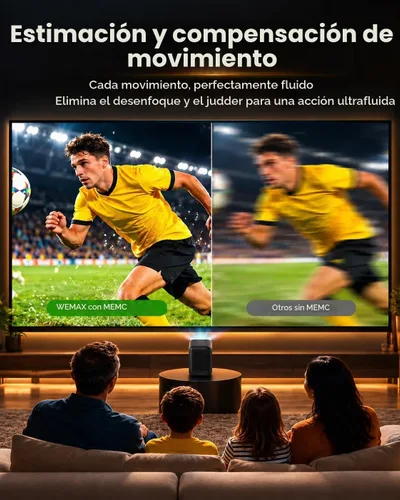 Vista 14 de Proyector inteligente de Google TV, con licencia de Netflix Marrón/Negro