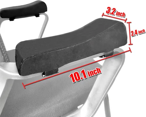 Vista 4 de Easy-You - Juego de 2 fundas para reposabrazos de silla de oficina, cómodas almohadas para reposabrazos (2 almohadas negras para reposabrazos)
