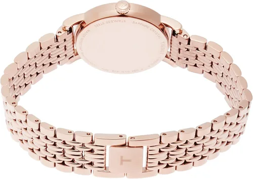 Vista 2 de Reloj Tissot T1092103303100 de acero inoxidable con esfera plateada