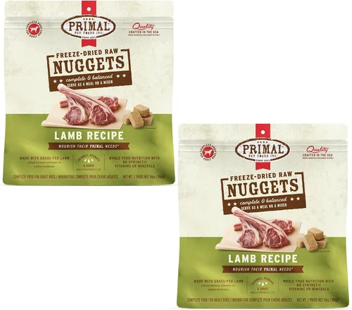 Vista 35 de Primal - Nuggets de alimento crudo liofilizado para perros, res, comida completa y balanceada, también se puede utilizar como complemento o premio