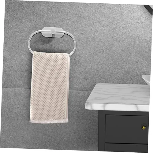 Vista 6 de DOITOOL Toallero de mano de baño Anillo de toalla de acero inoxidable Accesorio de baño para el hogar