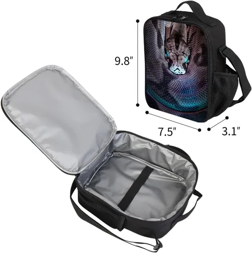 Vista 5 de Luminous 3D Print School Backpack Large Capacity Lightweight Students Bookbag for Kids
