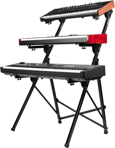 Vista 13 de Gator Frameworks Serie de teclados Nivel 2º adicional para el soporte de mesa estilo GFW-KEY-6000, (GFW-KEY-6000-2T)