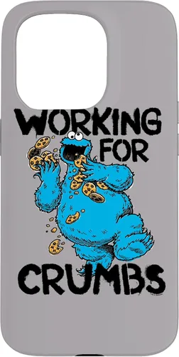Vista 14 de iPhone 12/12 Pro Sesame Street Cookie Monster Trabajo para migas caso