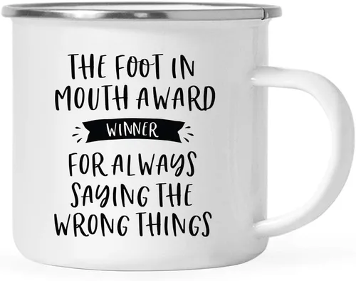 Vista 37 de Andaz Press Taza de café de acero inoxidable de 11 onzas con diseño de fogata, regalo divertido para compañero de trabajo, ganador del premio
