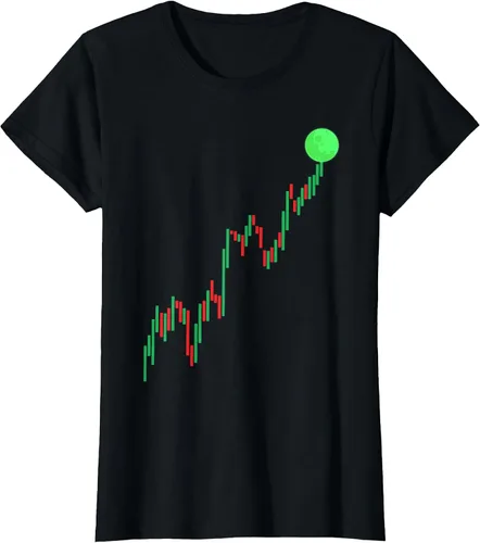 Vista 75 de Cute Stock Trading Design for Men Women Stock Market Trader T-Shirt Asphalt Grey