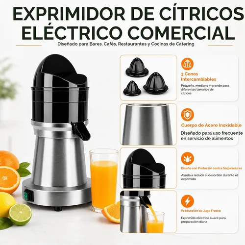 Vista 2 de YUANHAO Máquina eléctrica comercial del exprimidor de cítricos