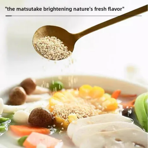 Vista 7 de Polvo de caldo de hongos Condimento Umami para sopas, caldos y cocina Sin gluten, condimento de hongos vegano en polvo para cocinar Caldo