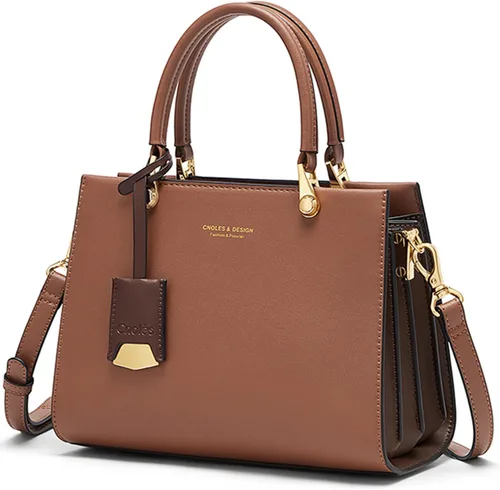 Vista 15 de Cnoles Bolsos de mano para mujer, de gran capacidad, bolso de hombro con asa para mujer