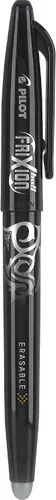Vista 2 de PILOT FriXion Ball - Bolígrafos de tinta de gel borrables y recargables, punta fina, tinta color negro, paquete de 12 unidades (31550)