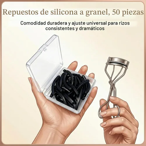 Vista 4 de Paquete de 50 almohadillas de repuesto compatibles con rizadores