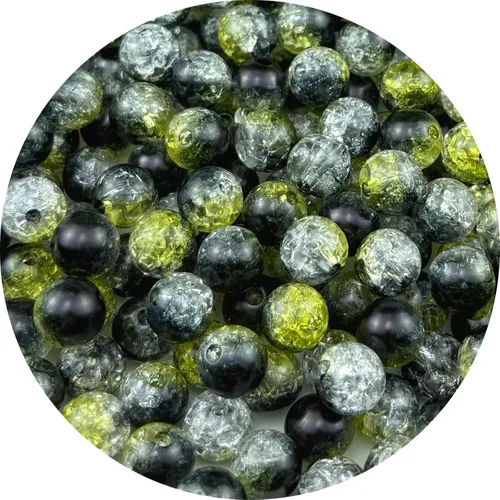 Vista 12 de Jmassyang 100 cuentas acrílicas de 0.472 in de cristal redondas de plástico espaciador para decoración de bricolaje, collares, pulseras, aretes