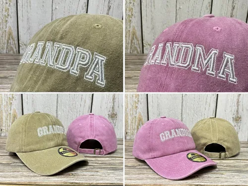 Vista 73 de Sombreros bordados para tío tía, abuelo, abuela, mamá, mini