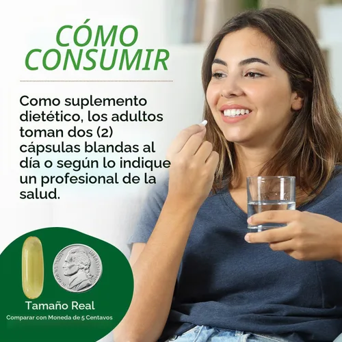 Vista 3 de Best Naturals Aceite de germen de trigo 1130 mg 120 cápsulas blandas (paquete de 2)