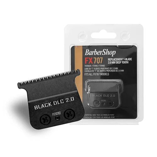 Vista 5 de FX707B2 DLC 2.0 Cuchilla de repuesto para recortadora, 4 unidades Compatible con BaBylissPRO FX787, compatible con FX726