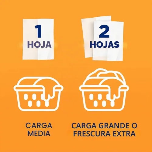 Vista 2 de Arm & Hammer - Hojas antiolor de gran frescor, 80 unidades Hojas de secadora de lavandería, control estático, control de olores