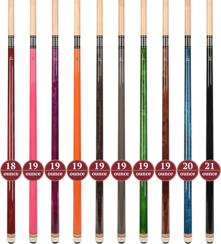 Vista 3 de ASKA L3 Wrapless Pool Cue Stick Sets, 58" 2-Piece Canadian Hard Rock Maple Billiard Cues, 13mm Leather Tip, 5/16x18 Joint, Choice of Sets Mezclado