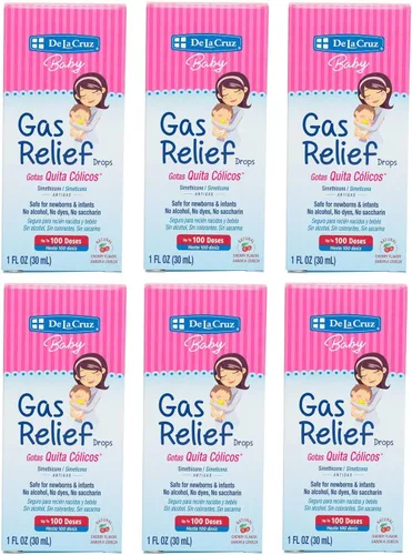Vista 9 de De La Cruz Gotas de gas para bebés - Quita Cólicos Alivio de gases infantiles con simeticona - Gotas de cólico seguras para recién nacidos 1 onza