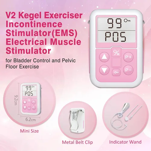 Vista 2 de Sistema de estimulación de incontinencia Everyway - iSTIM V2 Kegel Trainer Estimulador de incontinencia para control de vejiga y terapia muscular
